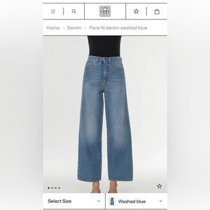 Toteme Flare Jeans in Washed Blue